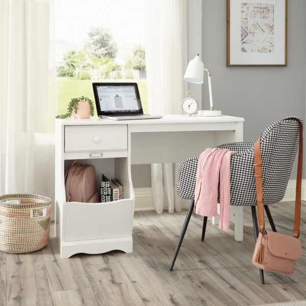 Fancy white desk deals