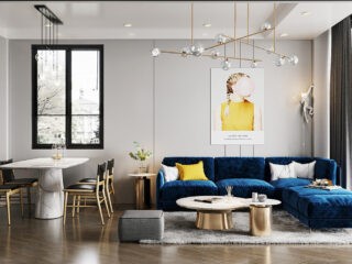 Creating Bounce With Blue and Yellow Accent Decor