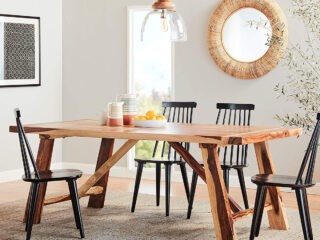 51 Farmhouse Dining Tables that are Overflowing with Rustic Charm