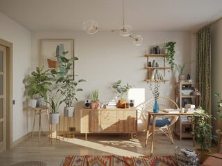 Cozy Boho Interiors With Botanical Boosts