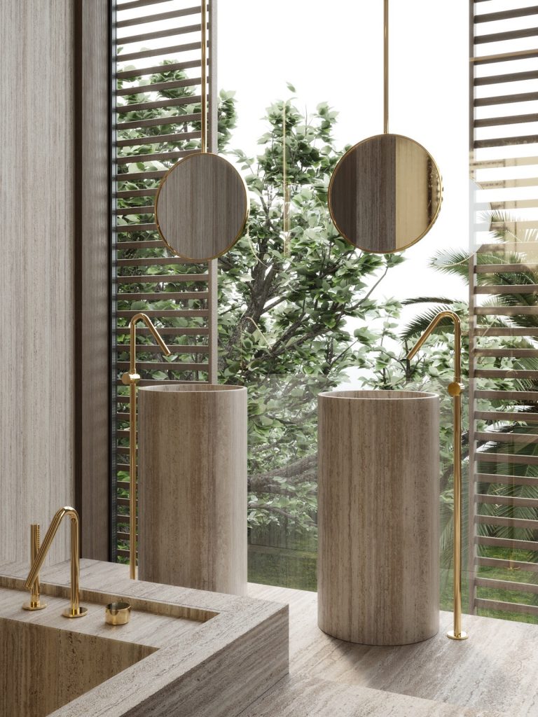 gold bathroom faucets Interior Design Ideas