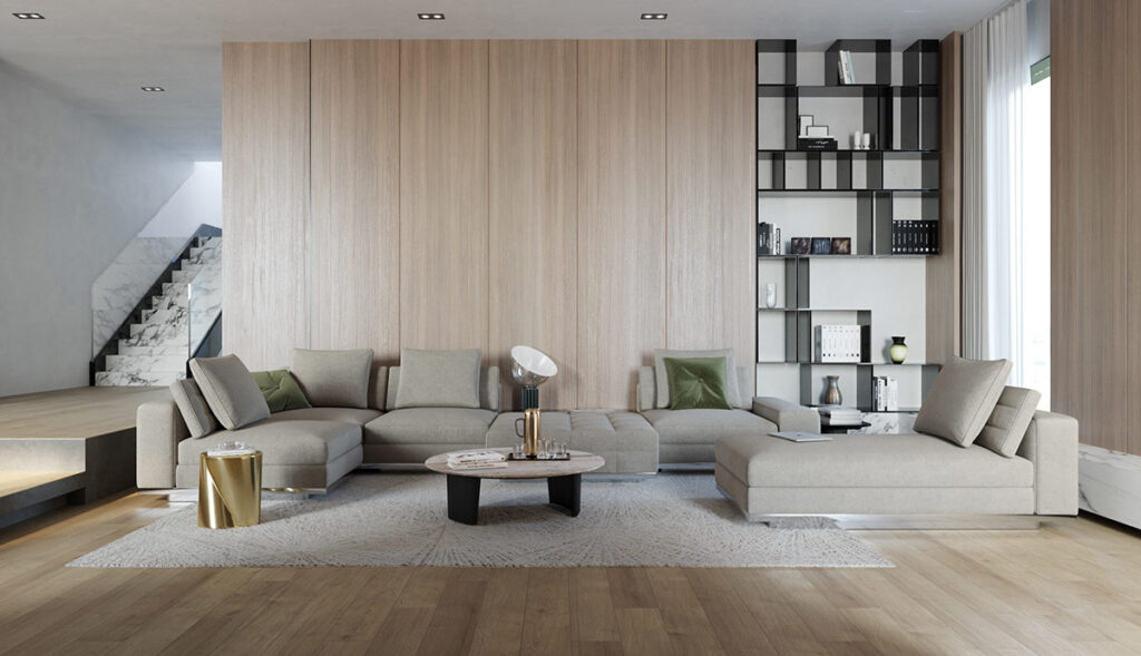 Serenely Stylish White And Wood Interiors