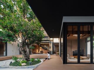 Peacefully Zen Modern Home In Thailand With Courtyards & Pool