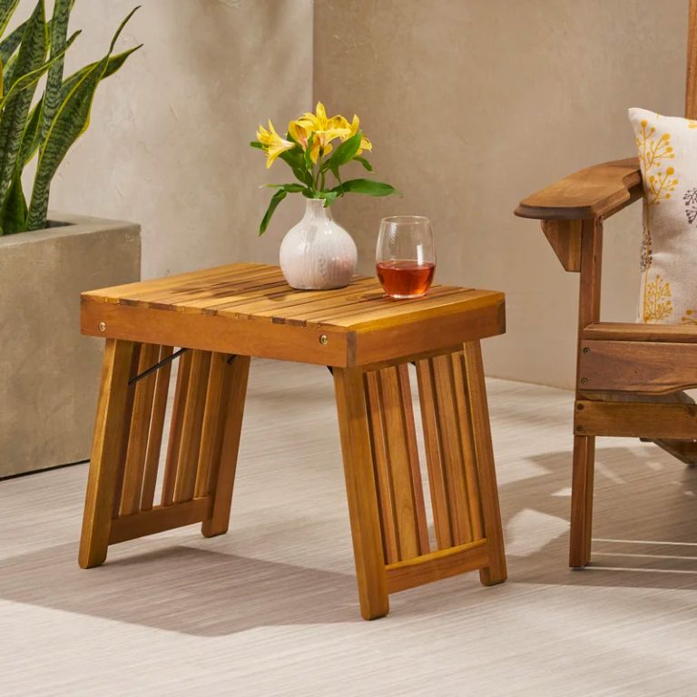 Solid Wood Outdoor Coffee Table Interior Design Ideas