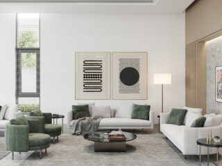 Colouring a Happy Modern Home In The UAE