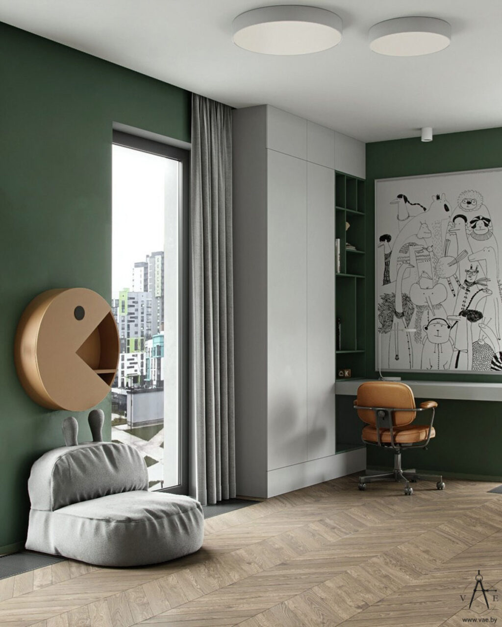 Green & Brown Interior Decor Palettes Inspired by Nature