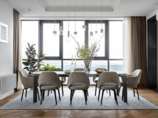 Plotting An Interior Around Panoramic Views From The 29th Floor