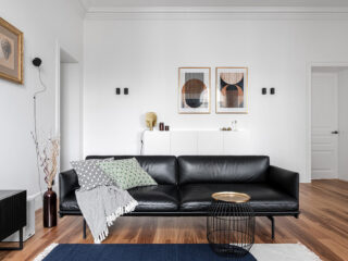 Black, White, Gold & Minimalist Interior Inspiration