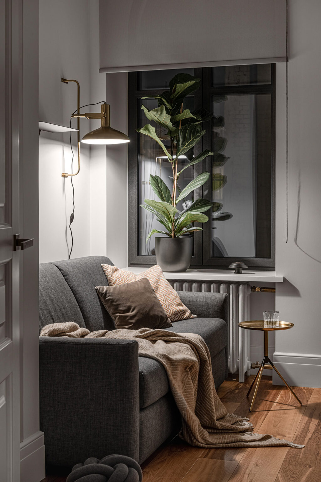 Black, White, Gold & Minimalist Interior Inspiration