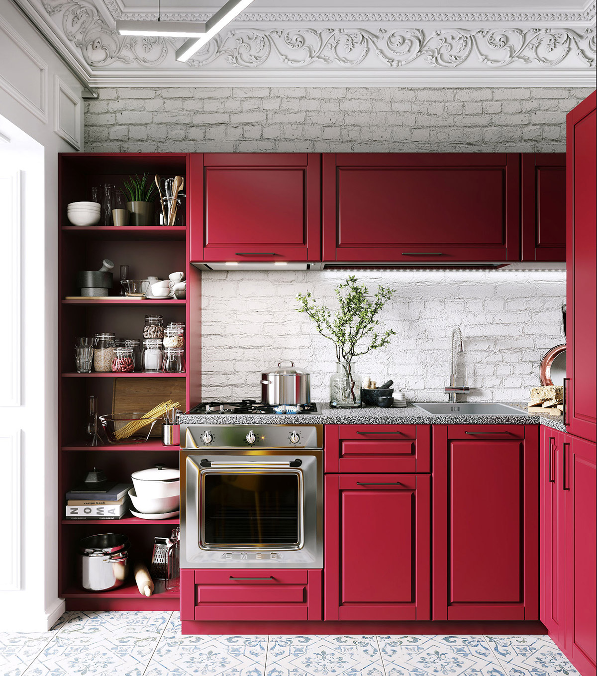 https://www.home-designing.com/wp-content/uploads/2021/01/red-neoclassical-kitchen.jpg