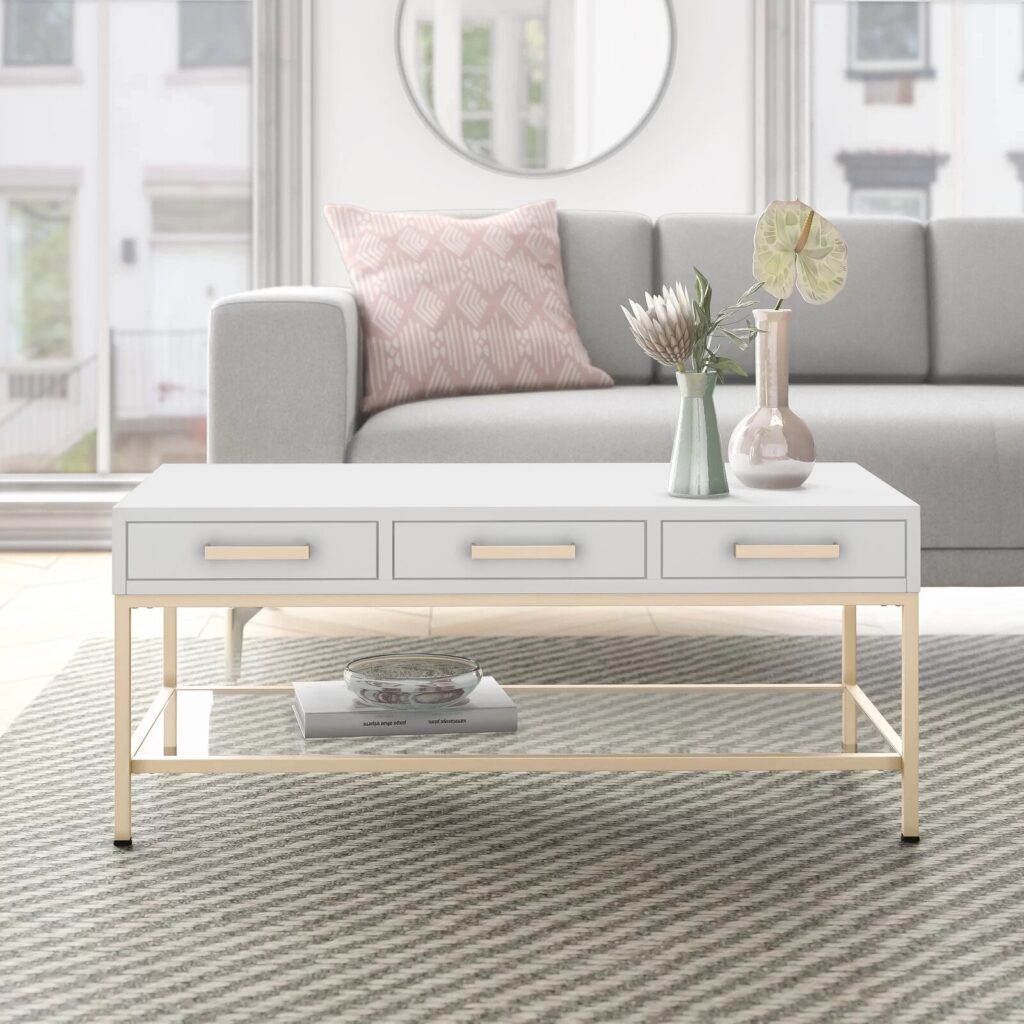 51 White Coffee Tables to Refresh Your Living Room