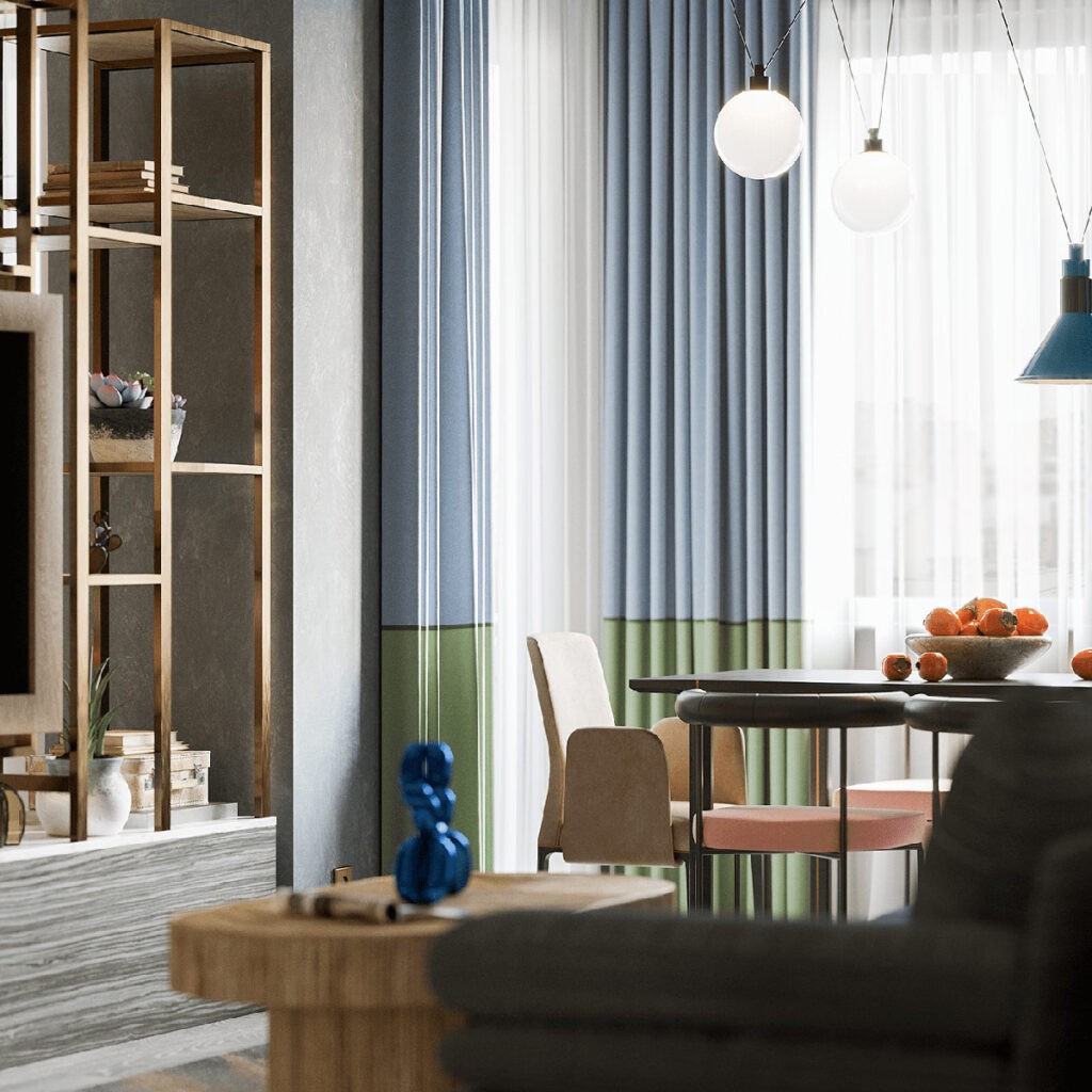 Unconventional Interior Crafted With Colour and Quirks