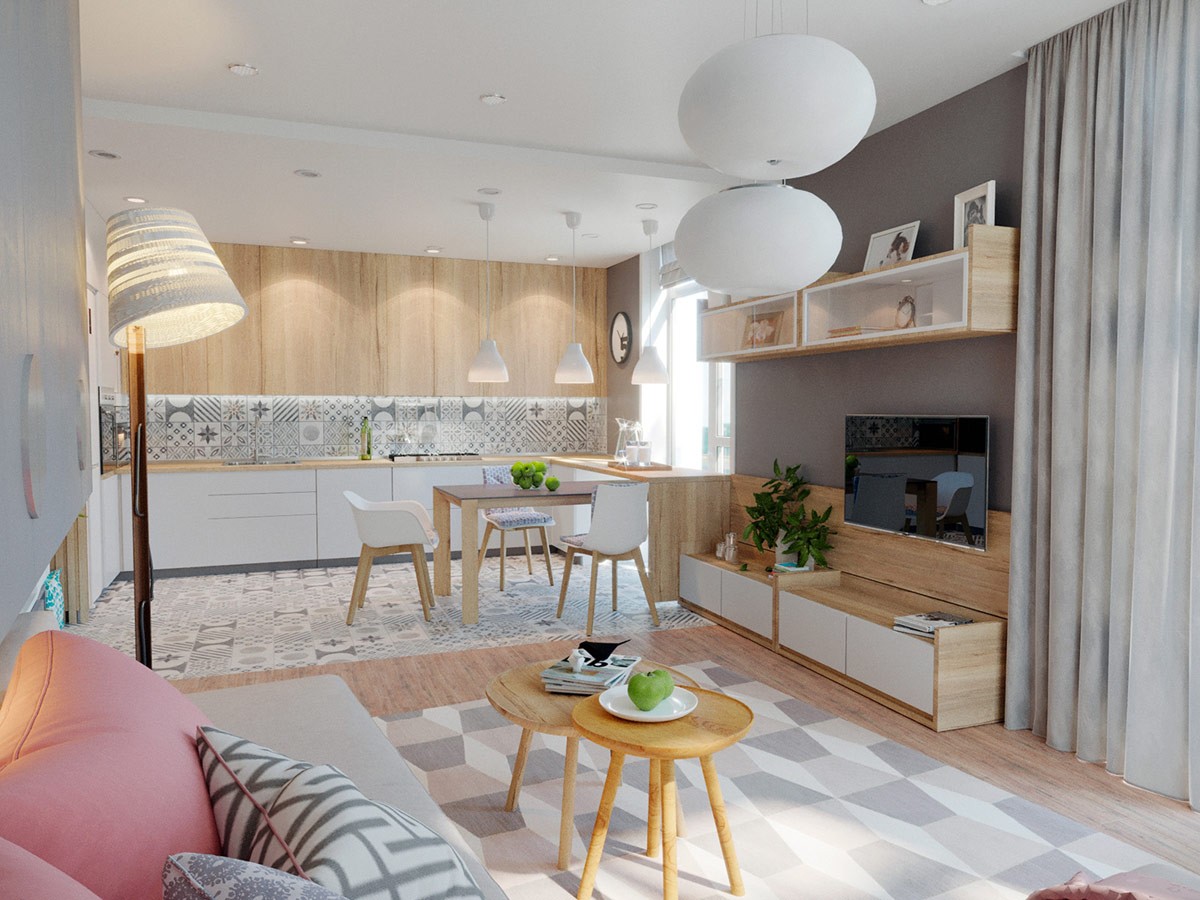 Cosy Family Home With Soft Grey & Sugar Pink Accent Decor