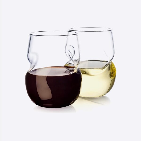 Odd shaped sales drinking glasses