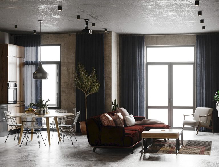 lounge kitchen diner combo | Interior Design Ideas