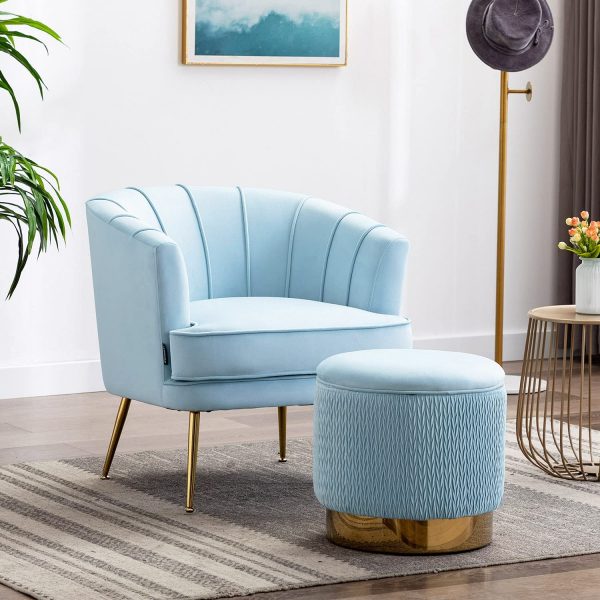 51 Chairs With Ottomans For A Perfect