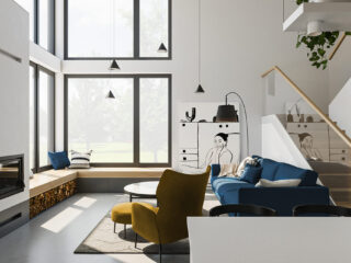 Lively Yellow and Blue Accent Decor: 3 Home Tours
