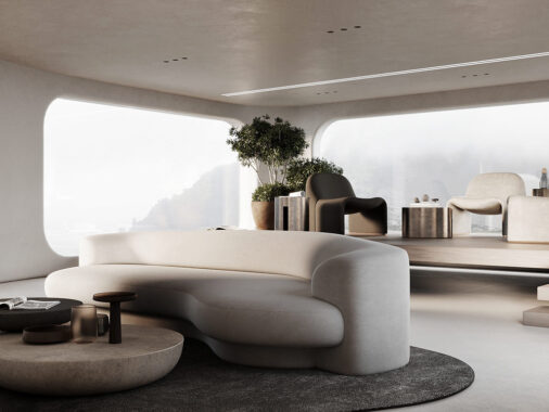 Rounded-Edge Furniture & Comforting Curves