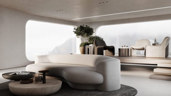 Rounded-Edge Furniture & Comforting Curves