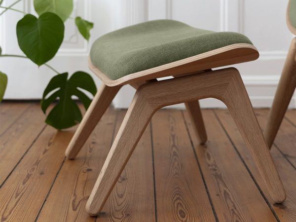Slanted Wooden Footstool