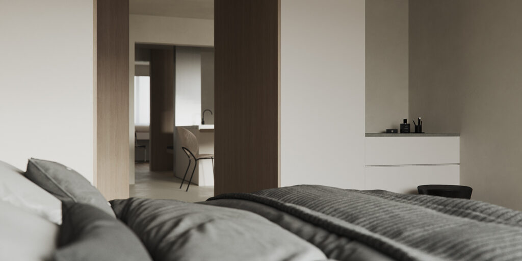 grey bed set | Interior Design Ideas