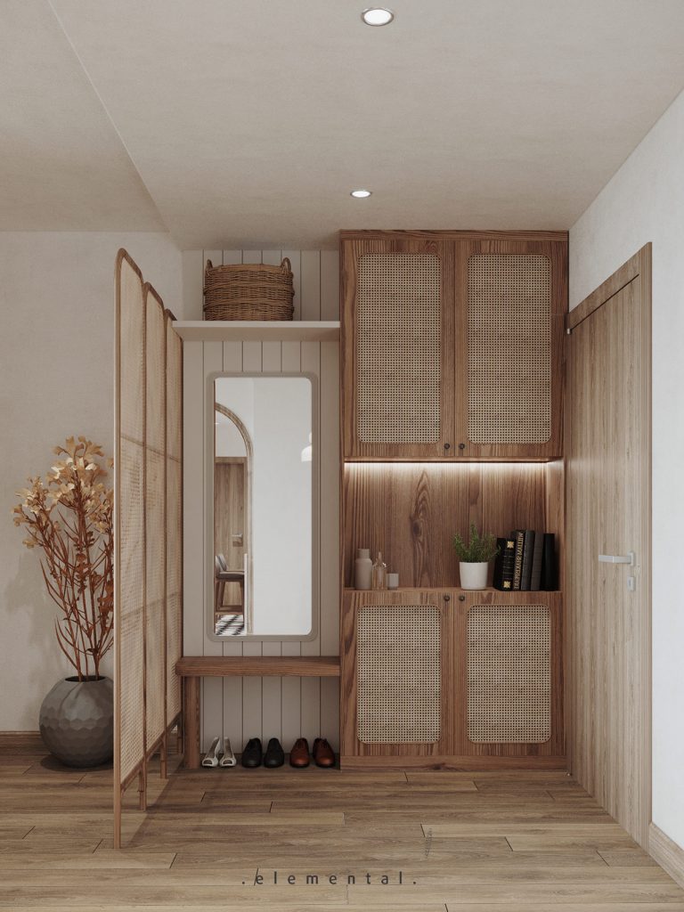 hallway storage Interior Design Ideas