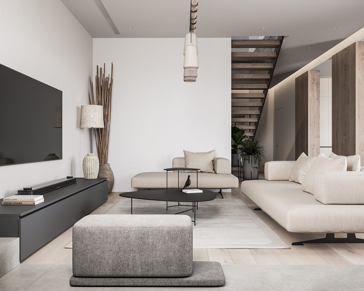 Refined & Reposeful Grey Interior in Ukraine (With Floor Plans)