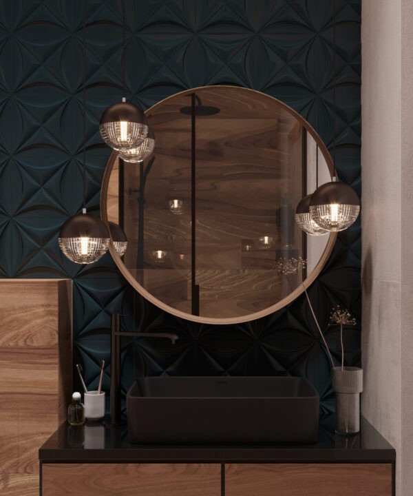 round vanity mirror Interior Design Ideas