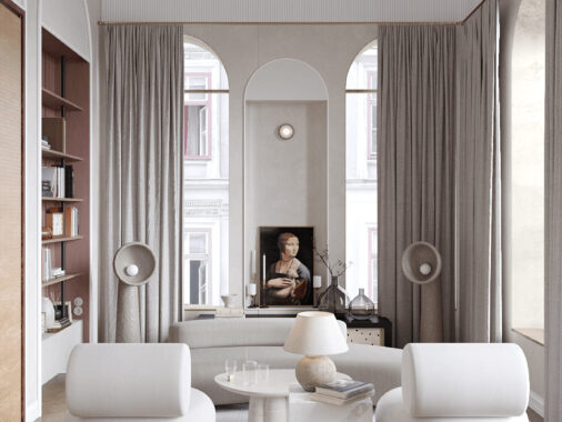 Two Art Focussed Neoclassical Home Interiors