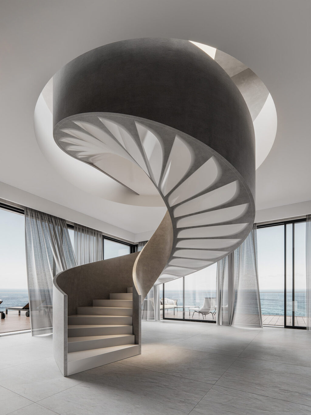 51 Spiral Staircase Designs That Build A Unique Twist