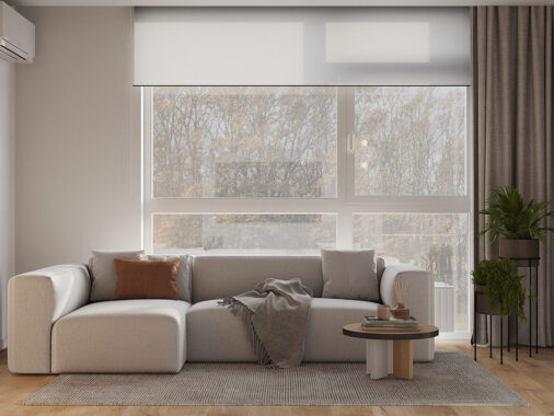 Peacefully Pale Tonal Decor With Warming Wood Accents