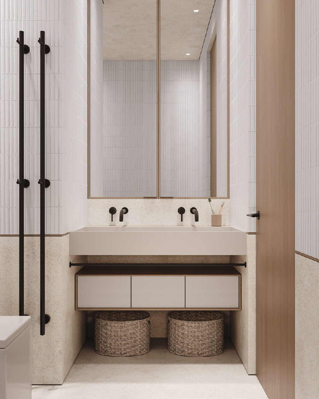shared bathroom | Interior Design Ideas