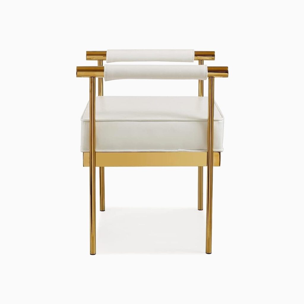White Entryway Bench Interior Design Ideas