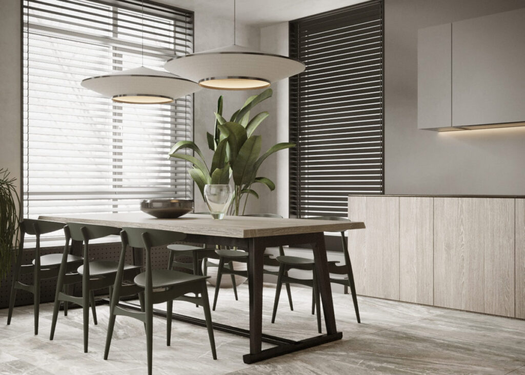 A Slice Of Luxury In Beige And Green Interiors