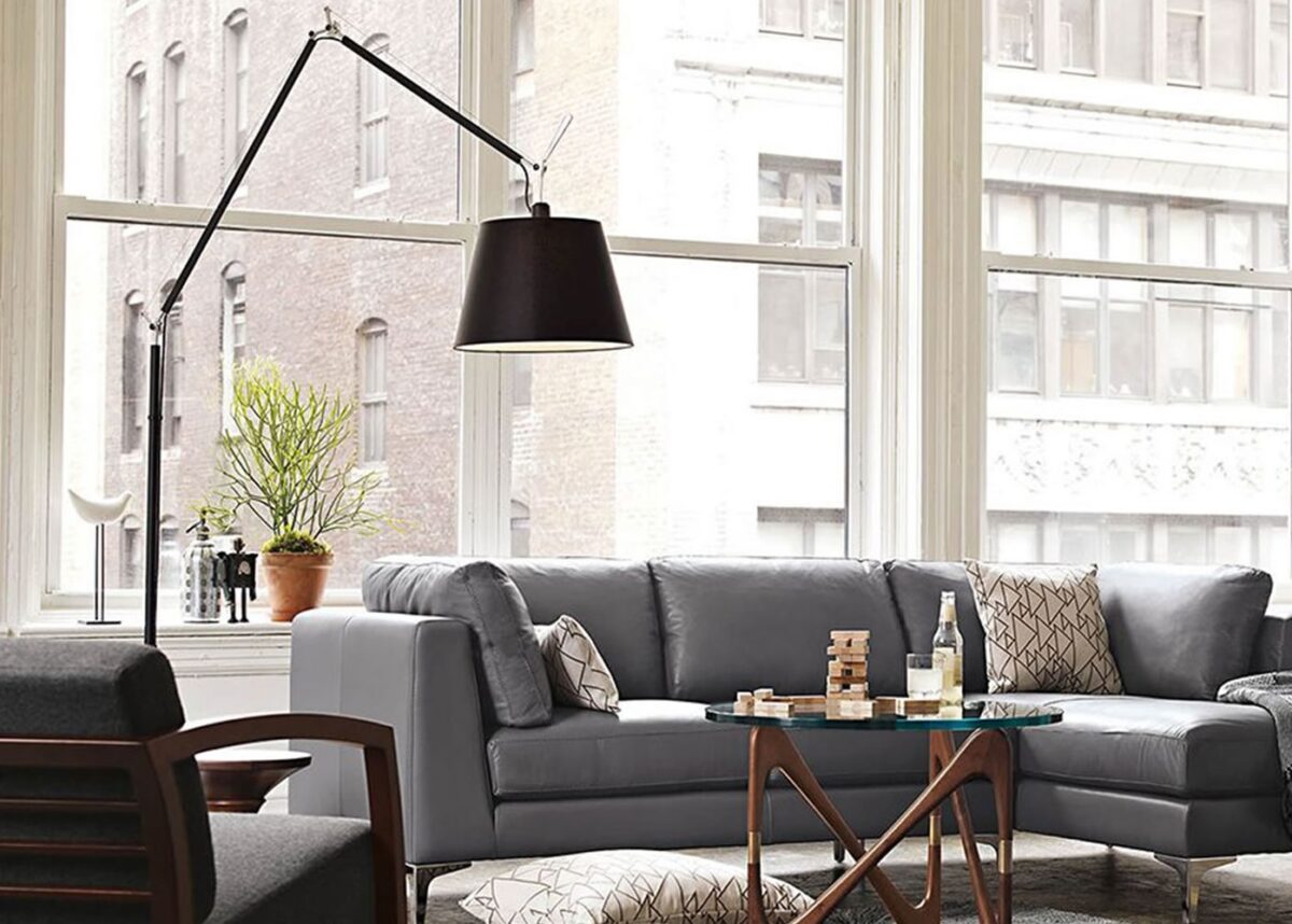 Adjule Overhead Lamp For Sofa Matte