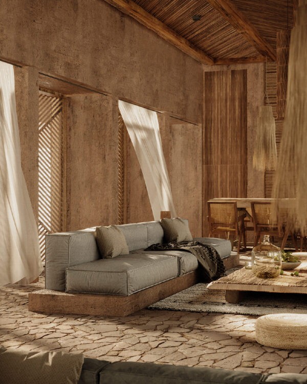 modern rustic sofa | Interior Design Ideas