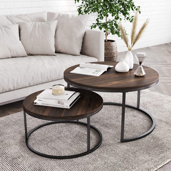 Cheap dark shop wood coffee table
