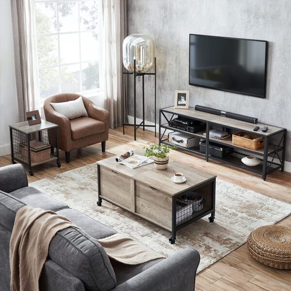 Matching tv stand coffee shop and end tables