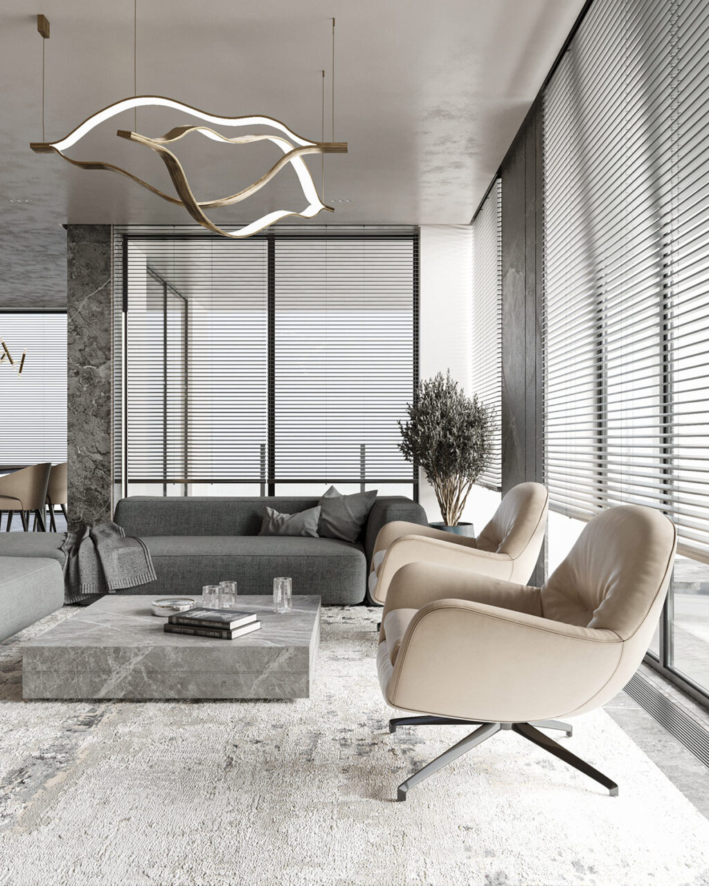 creative overhead light fixture Interior Design Ideas