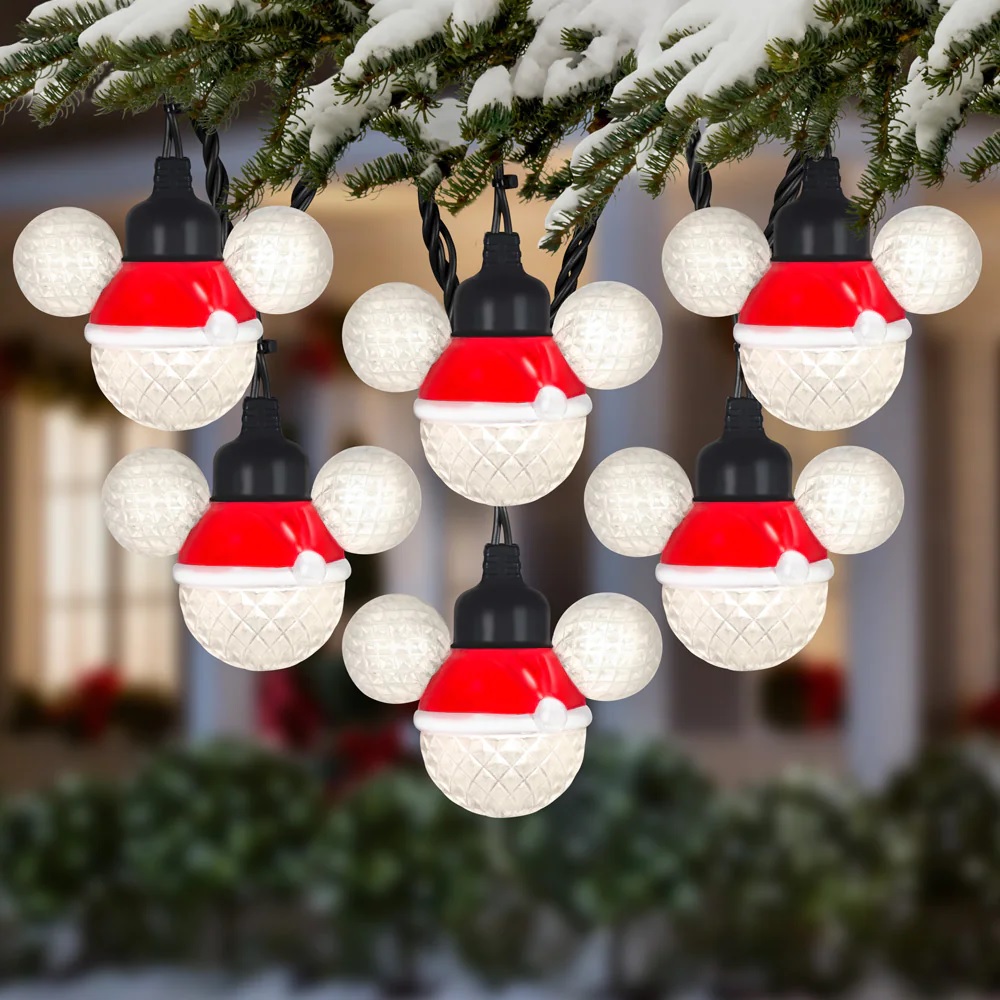 outdoor disney christmas decorations waterproof string lights