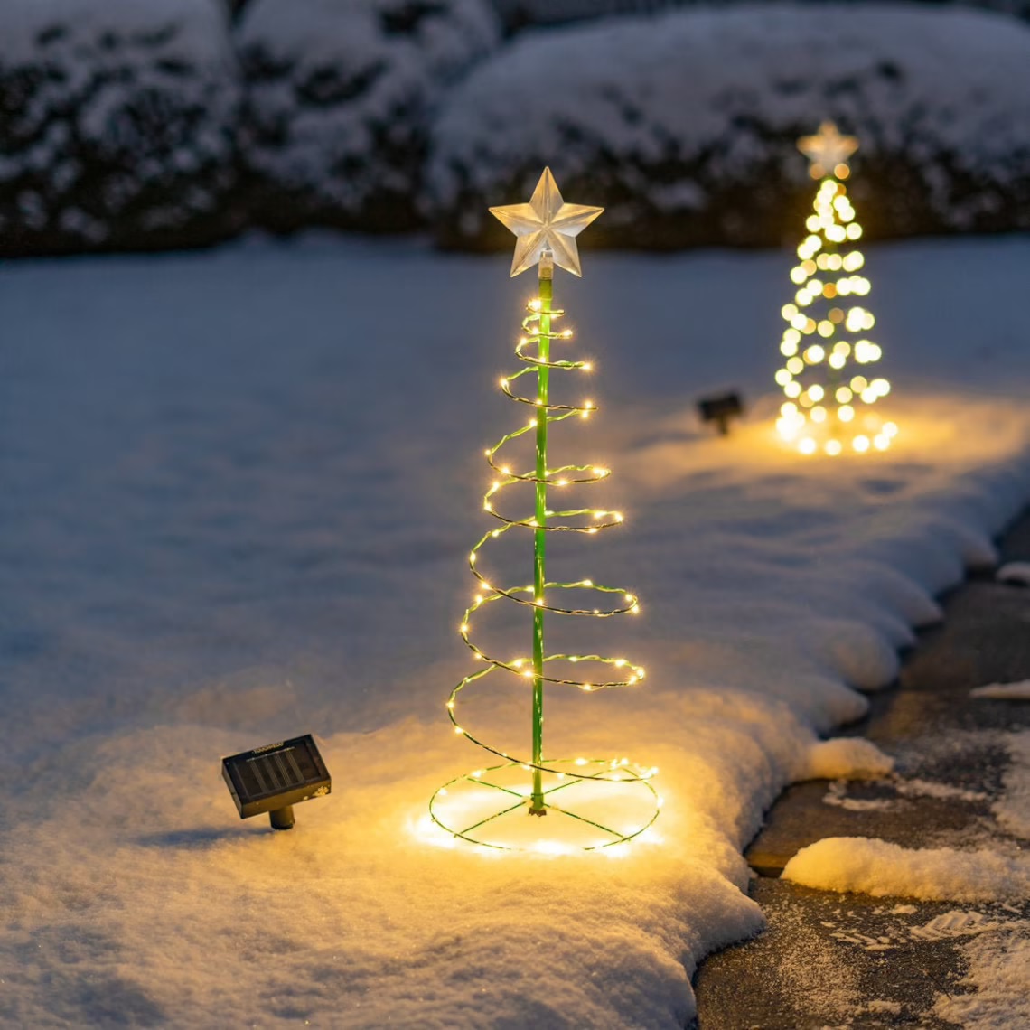 2024 New Years Christmas Pathway LED Solar Lights Outdoor Snowman Tree Lawn  Lamp for Walkway Yard Home Decor Holiday Santa Claus - AliExpress