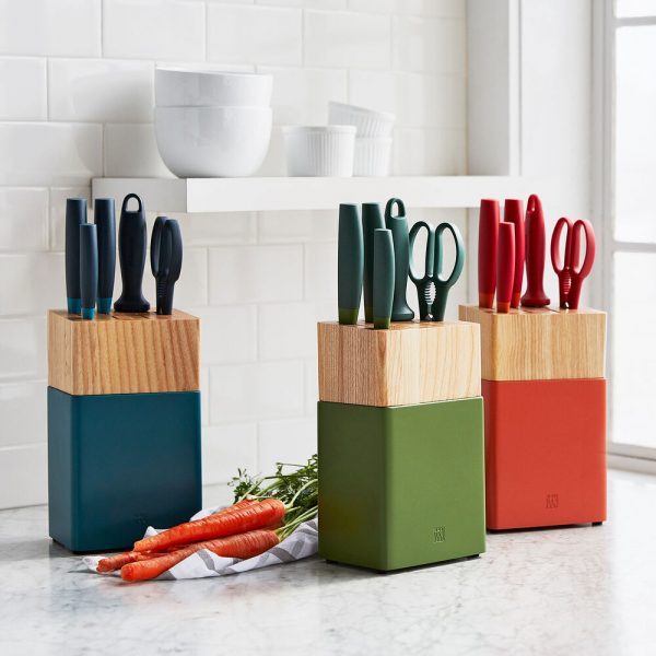 Modern Innovations Double-Sided Magnetic Knife Block without Knives, Magnet  Display Holder, Kitchen Counter Organization Storage Rack, Wood Stand,  Large Wooden Board, Utensil Holders
