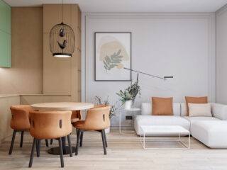Fresh Ideas For Muted Orange And Green Decor