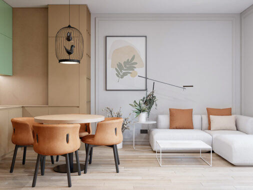 Fresh Ideas For Muted Orange And Green Decor