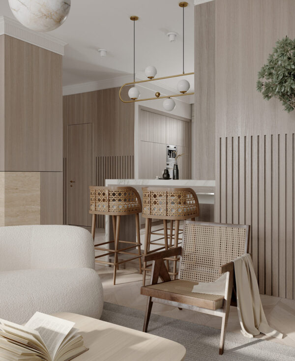 woven bar stools | Interior Design Ideas