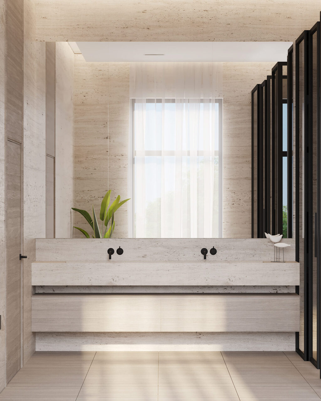 double sink bathroom vanity | Interior Design Ideas