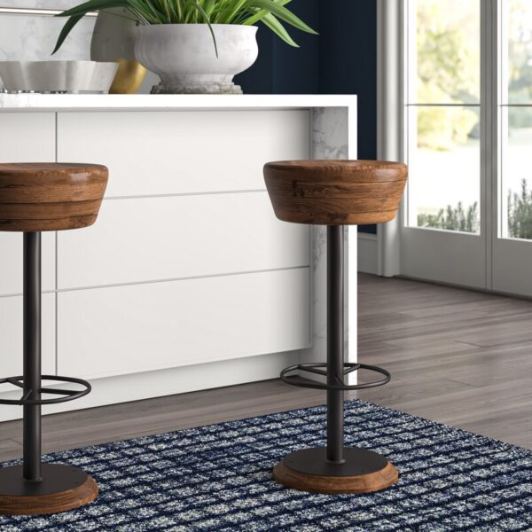 51 Wooden Bar Stools for Timeless Kitchen Seating