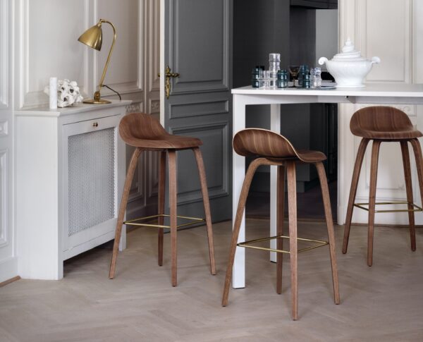 Wooden Bar Stools For Timeless Kitchen