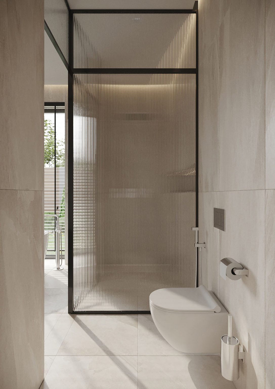 floating toilet Interior Design Ideas