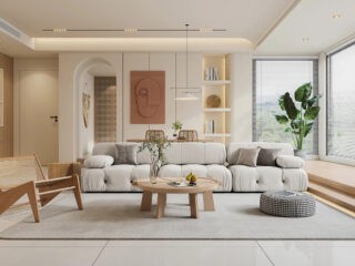 Creating Cohesive Interiors With Curves And Colour